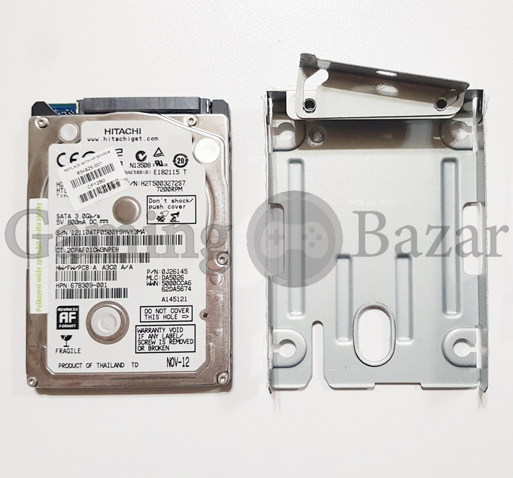 Hard disk PlayStation 3 500GB+držiak do konzoly